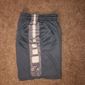 gray Nike elite shorts